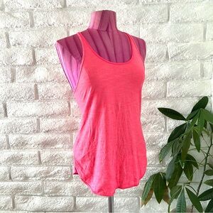 Lululemon Fitted Neon Pink Sleeveless Tank Top  A-16